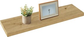 Minimalistyczna półka wisząca 80 cm dąb artisan E8-N26
