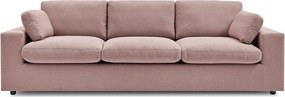 Różowa sofa 250 cm Belair – Bobochic Paris