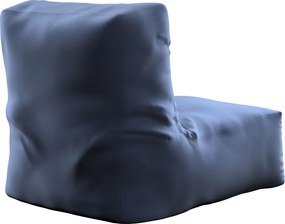 Puf-fotel kolor granatowy tkanina welwetowa
