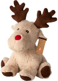 Ogranicznik drzwiowy Renifer beżowy, 26 cm