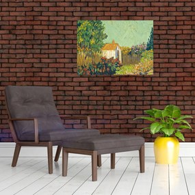 Obraz - Imitator of Vincent van Gogh, Landscape, reprodukcje (70x50 cm)