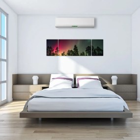 Obraz zorzy polarnej (170x50 cm)