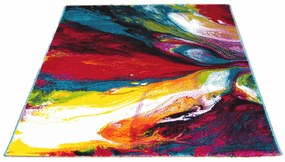 Dywan nowoczesny Folk impresja wielokolorowy 120 cm x 170 cm