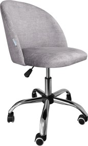 Fotel obrotowy COLIN krzesło biurowe fotel ergonomiczny do biurka : Kolor Stelaża - Chrom, Kolor tkaniny - VOGUE - VOGUE 14, Typ siedziska - Siedzisko obrotowe 360°, Typ tkaniny - Vogue