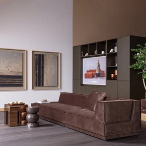 Metalowy okrągły stolik ø 30 cm Breno – WOOOD