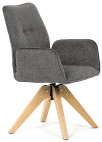 Krzesło do jadalni DCH-C2148 GREY2 z wodoodpornątkaniną
