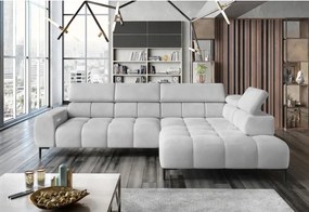 Narożnik PLAZA L Prawostronny w tkaninie Solar 80 WERSAL