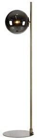 Czarna lampa stojąca Markslöjd Dione, wys. 134,5 cm