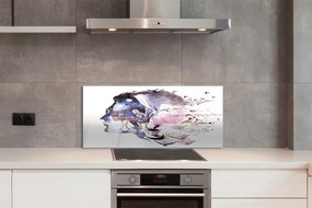 Szklany Panel Malarski Portret Twarzy