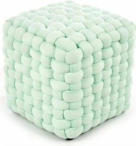 Pufa RUBIK jasnozielona