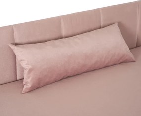 Łóżko Tapczan Młodzieżowe KARO 2 90x200 cm Narożne Różowe