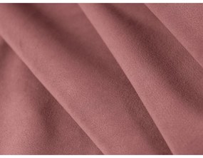 Różowy aksamitny podnóżek Mackay – Cosmopolitan Design