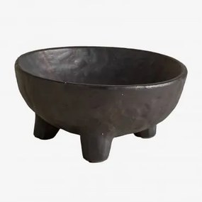 Dekoracyjna Misa Ceramiczna Pavarisa Czarna - Sklum