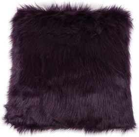 Dekoracyjna poszewka na poduszkę FAUX FUR longhair 50x50 cm, fioletowy