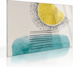 Obraz na szkle - Abstrakcyjny obraz plaży N⁰2 (70x50 cm)
