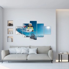 Obraz - Snowboardzista (125x70 cm)