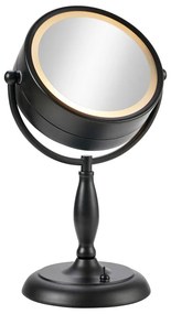 Lampa stołowa w kolorze matowej czerni ze szklanym kloszem (wysokość 36 cm) Face – Markslöjd
