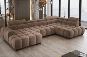 Narożnik BULL XL Prawostronny z elektryczną funkcją regulacji tkanina Salvador 04 WERSAL