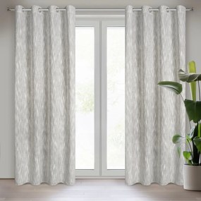 Zasłona Anika eko beżowa 140x250 cm na przelotki