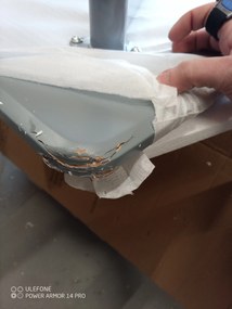 PROMOCJA Szary stół jadalniany BERGEN 120x80 cm II. jakość