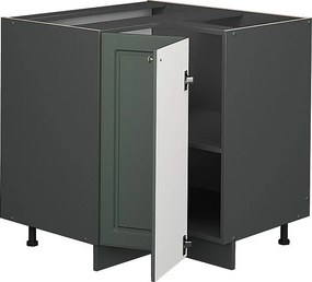 Szafka narożna green gold country 80.5x60x82 fame-line