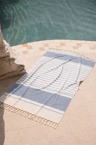 Ręcznik plażowy MILA 85x150 cm Niebieski