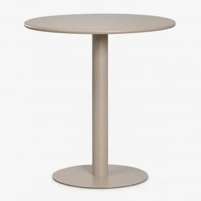 Okrągły Stół Kuchenny Ø70 Cm Z Żelaza Mizzi Moka Brown - Sklum