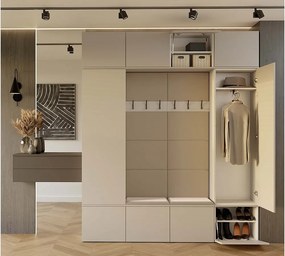 Garderoba HAGA IV | Kaszmir | 200x35x238 | Meble do  Przedpokoju