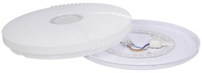 Biała lampa sufitowa LED 38x38 cm Sunny – Candellux Lighting