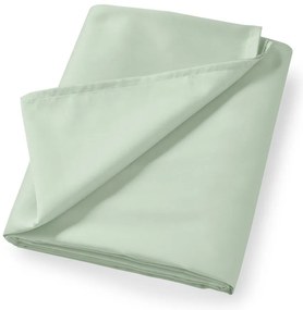 Jasnozielone prześcieradło z satyny bawełnianej 180x260 cm Cotton Sateen – Bianca