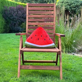 Poduszka Squish Pizza z arbuza, 45 x 30 x 15 cm