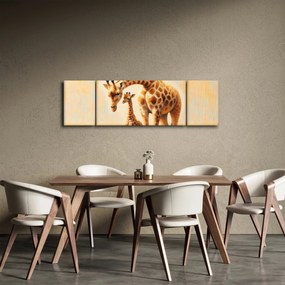 Obraz - Żyrafy (170x50 cm)