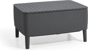 Ogrodowy zestaw polirattanowy SALEMO Balkon - grafit