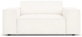 Beżowy fotel z materiału bouclé Jodie – Micadoni Home