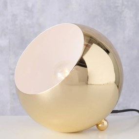 Lampa stołowa Missy, Ø 15 cm, złota