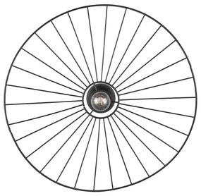 Lampa sufitowa w kolorze matowej czerni ø 60 cm Chapeau – Trio