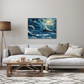 Obraz - Malowanie nieba i morza (70x50 cm)