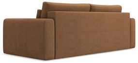 Rozkładana/ze schowkiem sofa w kolorze terakoty 238 cm Kapua – Makamii