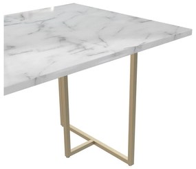 Stół w dekorze marmuru 90x160 cm Astor – CosmoLiving by Cosmopolitan