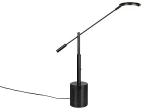 Czarna lampa stołowa LED (wysokość 65 cm) Fiore – Trio Select