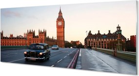 Panel szklany do Kuchni Samochody na Miejskiej Ulicy