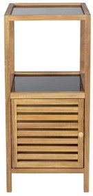 Regał łazienkowy słupek z drewna akacji FONDI, wys. 86 cm