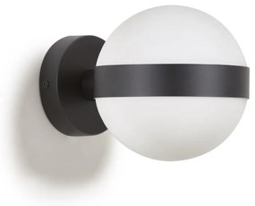 Czarny kinkiet ø 15 cm Anasol – Kave Home