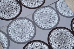Mata plażowa MANDU szara