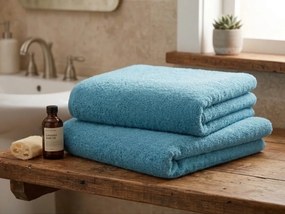 Ręcznik kąpielowy NORIELLE 70x140 cm jasnoniebieski, 100% bawełna