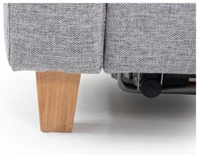 Jasnoszara rozkładana sofa Scandic Sonia