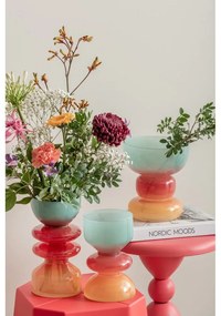 Czerwony/niebieski szklany wazon (wysokość 20,5 cm) Summer Vibes – PT LIVING