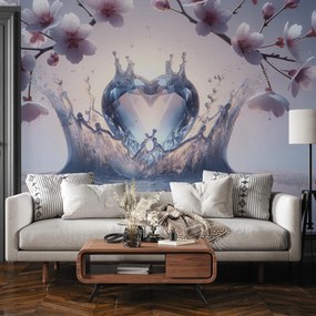 Fototapeta - Diamentowe serce (196x136 cm)