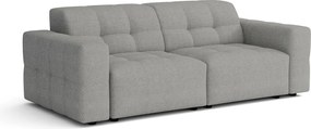 Sofa Bergamo 2-osobowa, tkanina Raven 7 szara – 204×102×70 cm