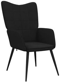 Czarny fotel do salonu K2-P91